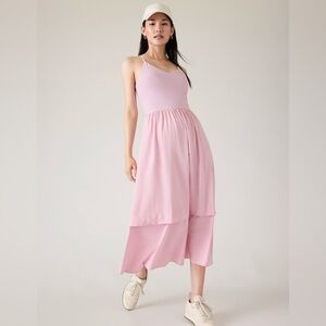 NWT-Athleta Elation V-Neck Hybrid Dress, Extra Small Petite